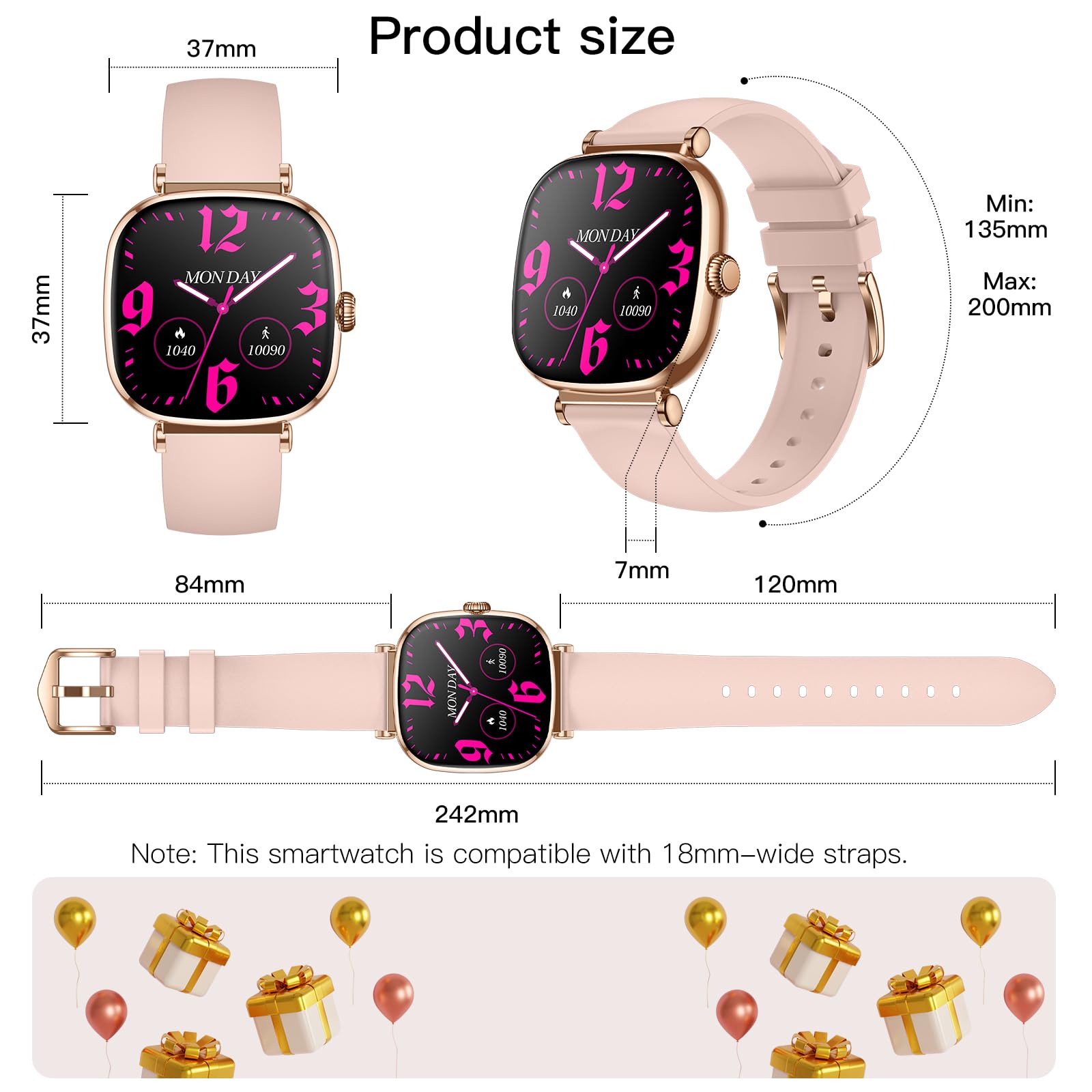 Marsyu 2026 Montre Connectée Homme pour Android/iOS