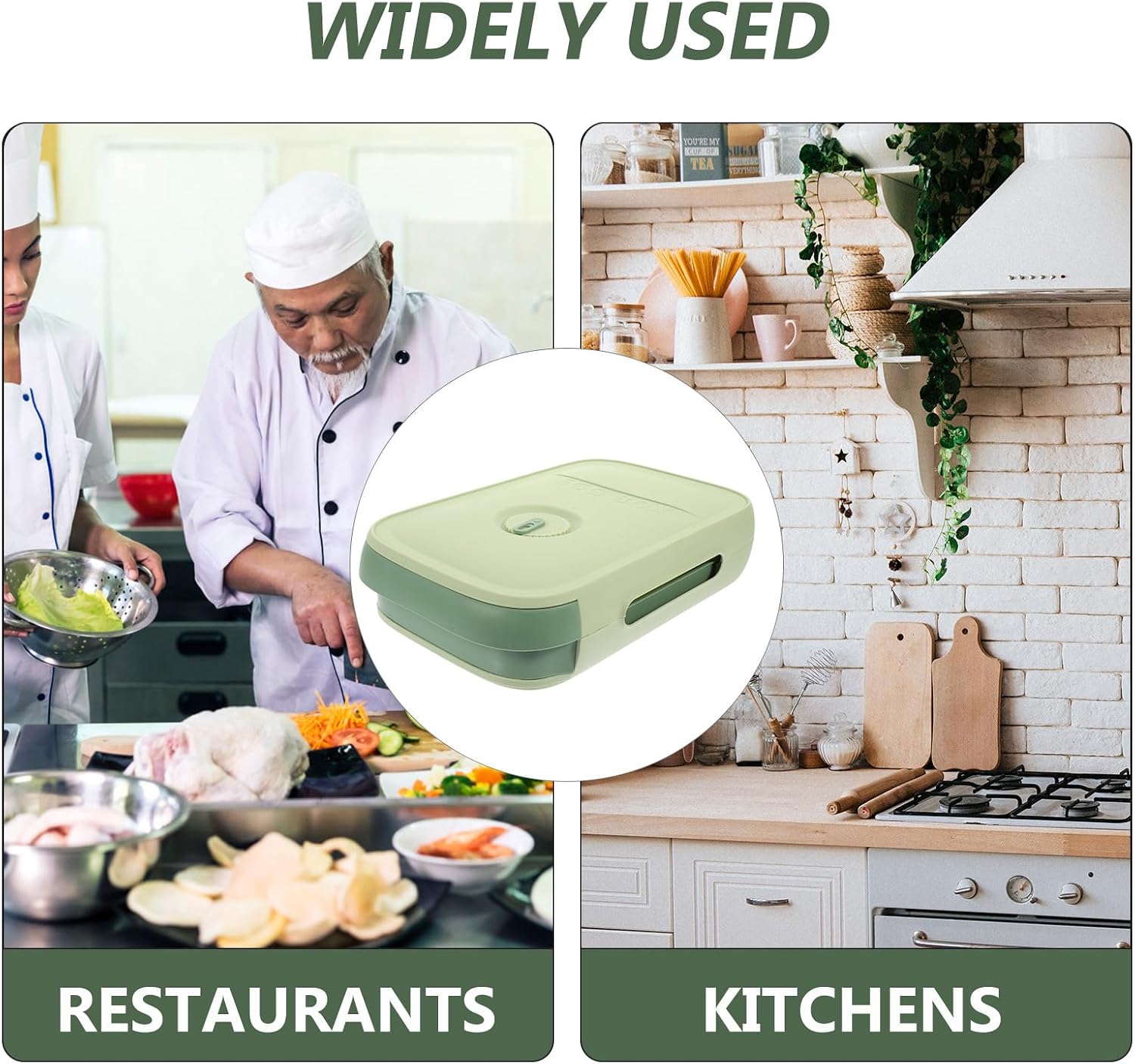 Refrigerator Egg Storage Box with Lid Stackable Drawer Egg Organizer Bin for Kitchen Fridge Green for Freshness
