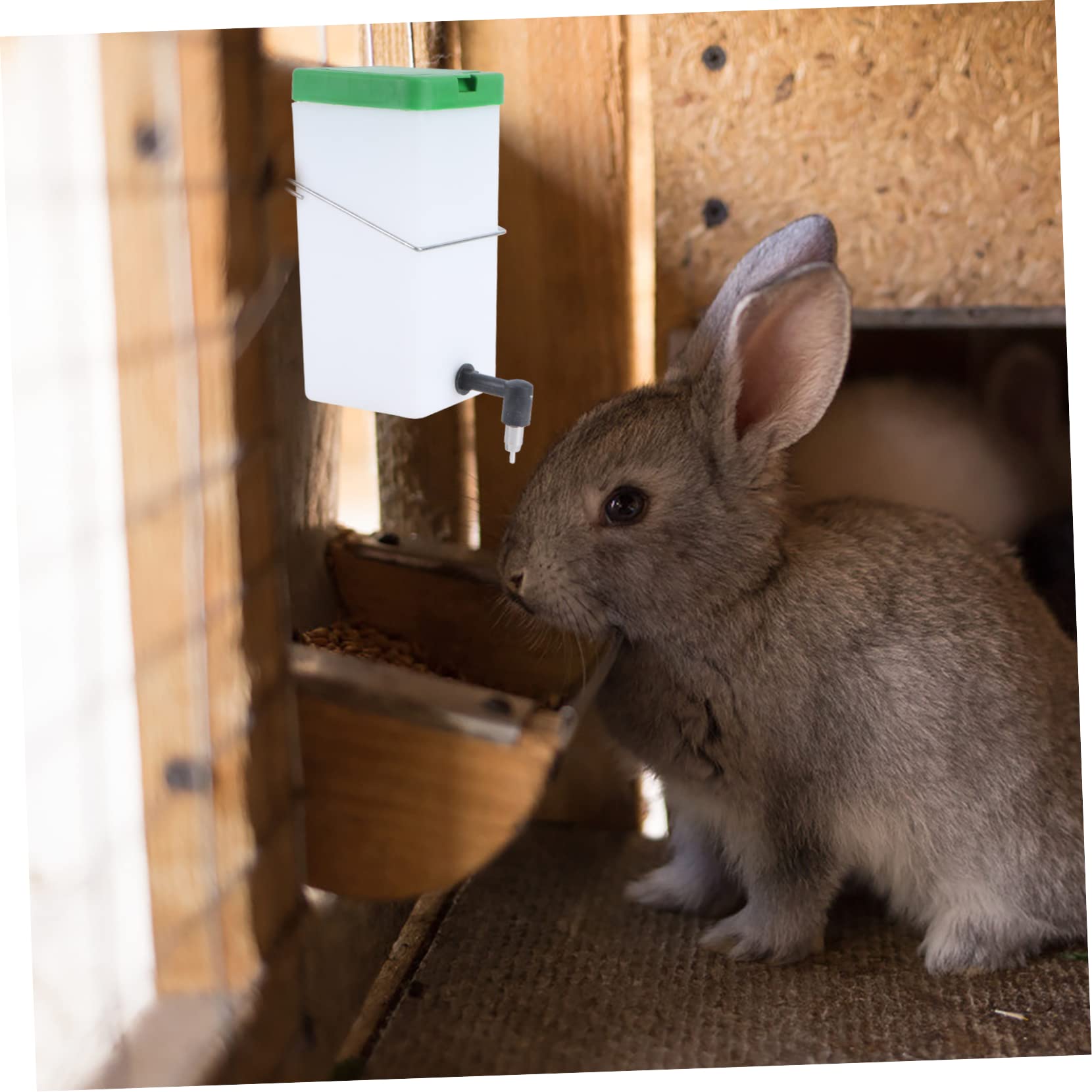 POPETPOP 3piezas Comedero Automático De Agua para Conejos Bebedero De Plástico Fuente De Agua para Jaula Diseño Sin Goteo y De Limpiar para Conejos y Animales
