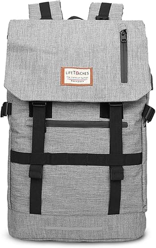 Mochila enrollable expandible, Gris, Mochilas Daypack