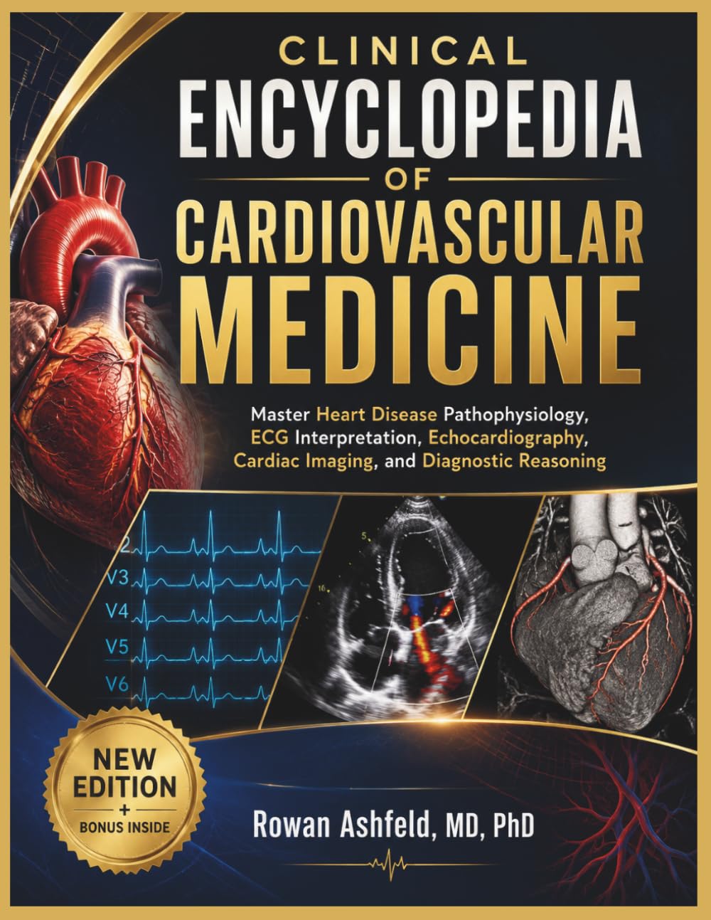 CLINICAL ENCYCLOPEDIA OF CARDIOVASCULAR MEDICINE: Master Heart Disease Pathophysiology, ECG Interpretation, Echocardiography, Cardiac Imaging, and Diagnostic Reasoning