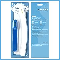 Vista 6 de Herramientas profesionales para el peinado: kit de capas y recorte de bricolaje con clips, guía para flequillo, capas, puntas abiertas - azul