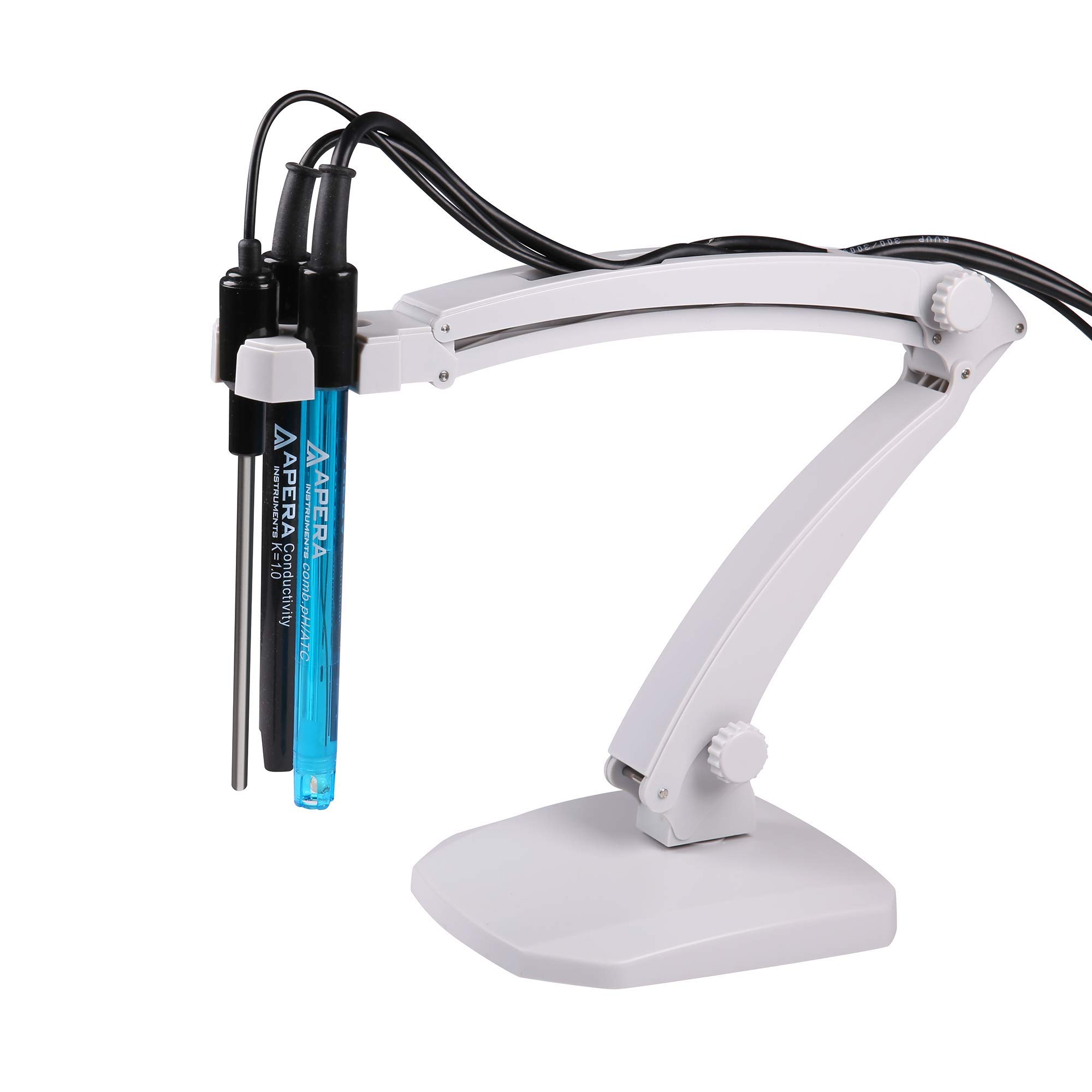 Apera Instruments AI2810 Lot de 10 porte-électrodes flexibles en plastique Gris