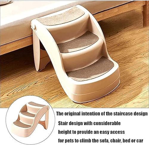 Miniatura 4 de Escaleras plegables para perros para sofá, escalón plegable para perros y gatos, ideal para llevar y almacenar, para interiores y exteriores,