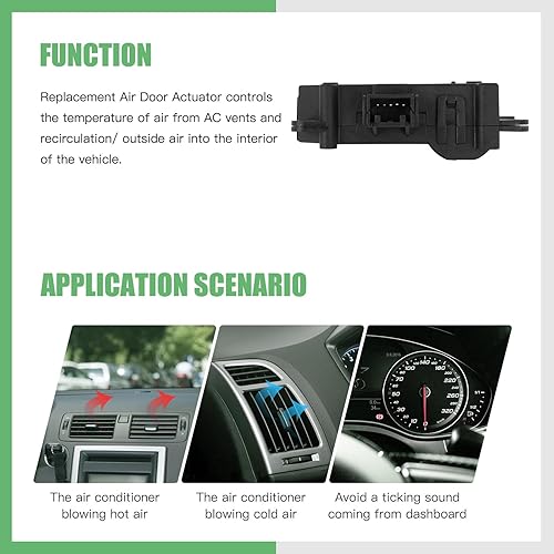 Vista 420 de SCITOO Reemplazo de actuador de puerta de mezcla de calentador HVAC para Ford F-150 2004-2008, para Ford para Lobo 2004-2008, para Lincoln para Mark