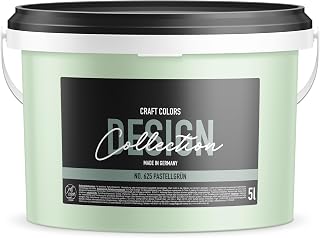 Craft Colors® hochwertige Wandfarbe edelmatt, Kreidefarbe made in Germany, DESIG im Test