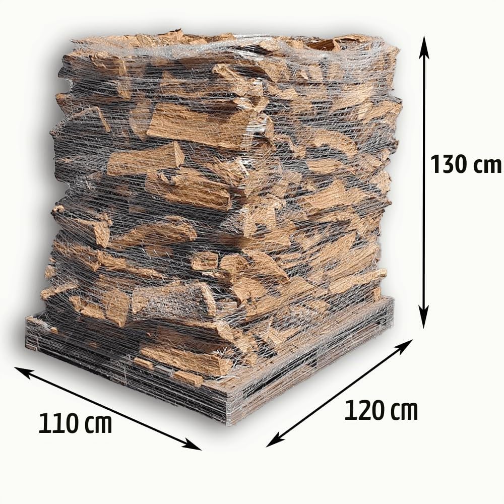 FEMIRO Legna da Ardere di Ulivo per Stufe 25–30 cm su Bancale 700 kg – Legna per Stufa e Camino – 100% Ulivo Made in Italy – In Omaggio 4 Sacchetti di Scaglie di Ulivo Accendifuoco