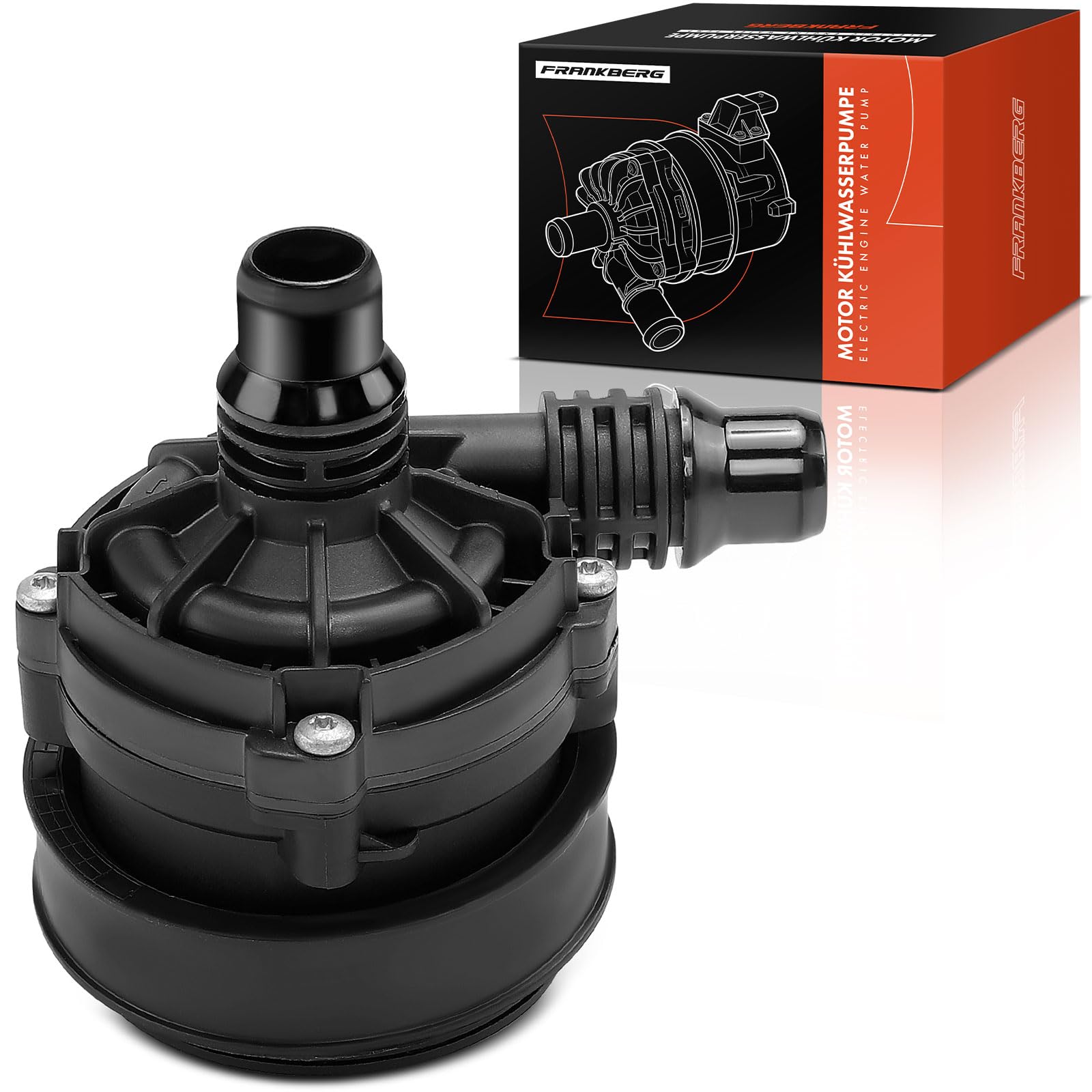 Frankberg Pompa dell'acqua Pompa dell'acqua ausiliaria 3-Poli Con Supporto Elettrico Compatibile con Classe A W177 B-Class W247 Classe C W205 CLA C118 Classe E W213 Replace# 0005003600