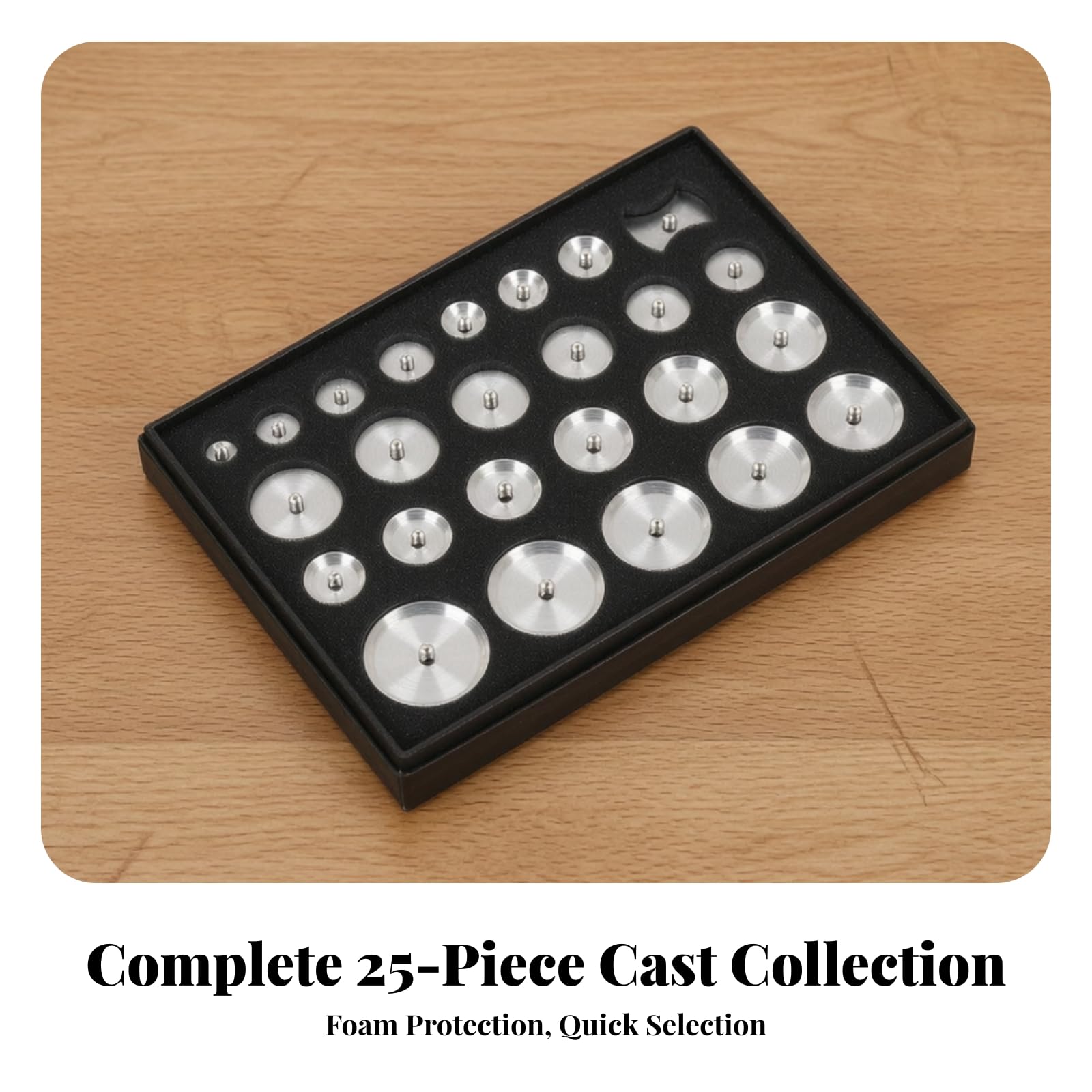 25 Piezas Juego Troqueles con Estuche