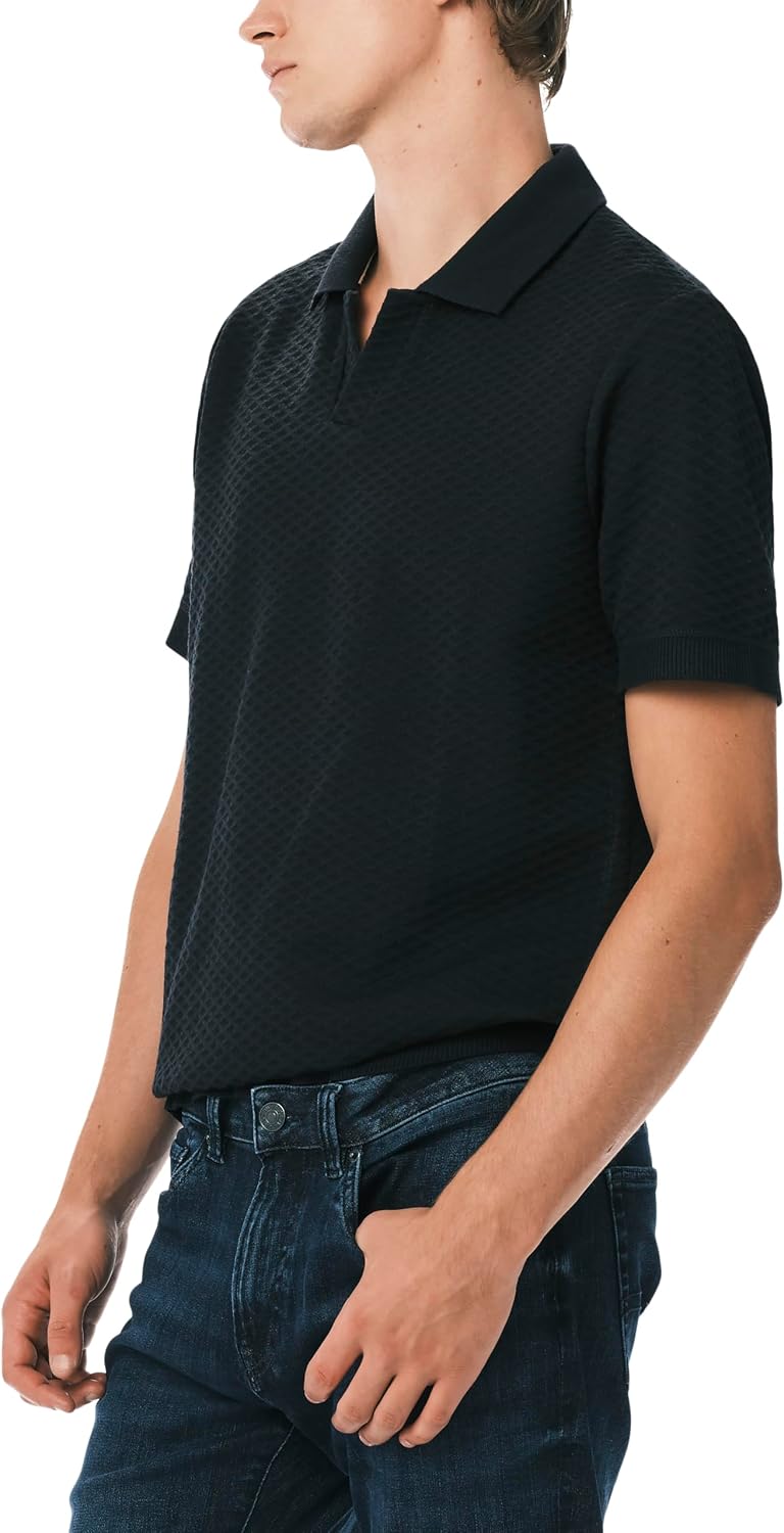 Buffalo David Bitton Men's Short Sleeve Sweater Knit Polo