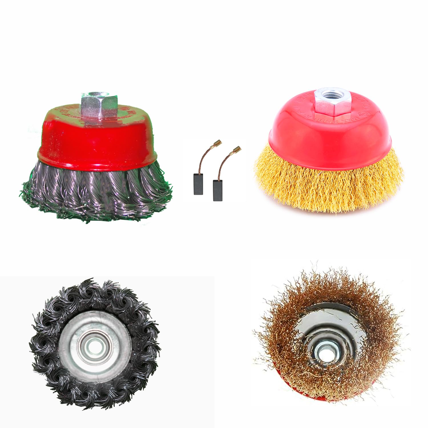 MJ Combo 3-Inch Wire Cup Brush for Removing Rust, Paint and Polishing for 4-Inch Angle Grinder with carbon (B0CH3HK5BG) Amazon Price History, Amazon Price Tracker
