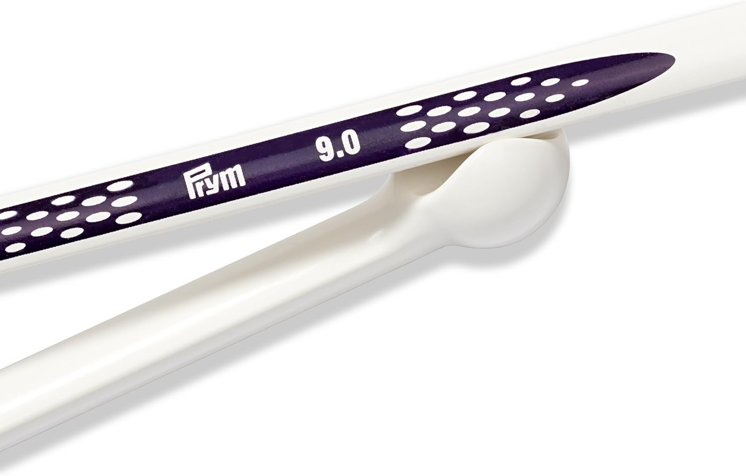 Prym Single-Point Ergonomic Knitting Pins/Needles (Pair) 9mm x 35cm Length, High-Performance Synthetic Material, Multi-Colour, 38 x 4 x 1 cm