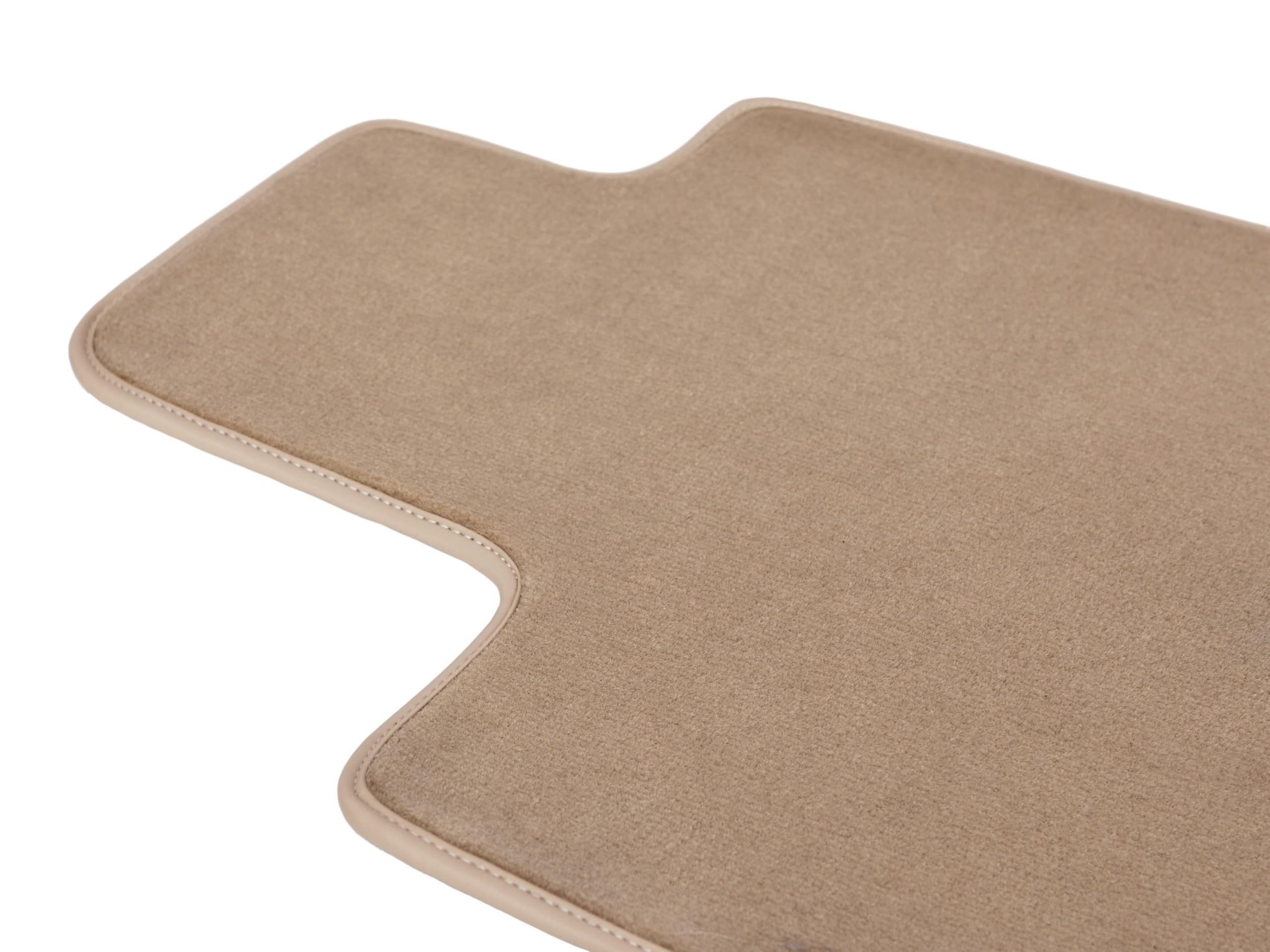 Tappetini in gomma su misura, compatibili con Renault Trafic III - Tappetino per auto gommato beige - 1 pezzo
