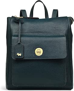 Radley London Colebrook Medium Leather Ziptop Satchel Bag in Jade, exc con
