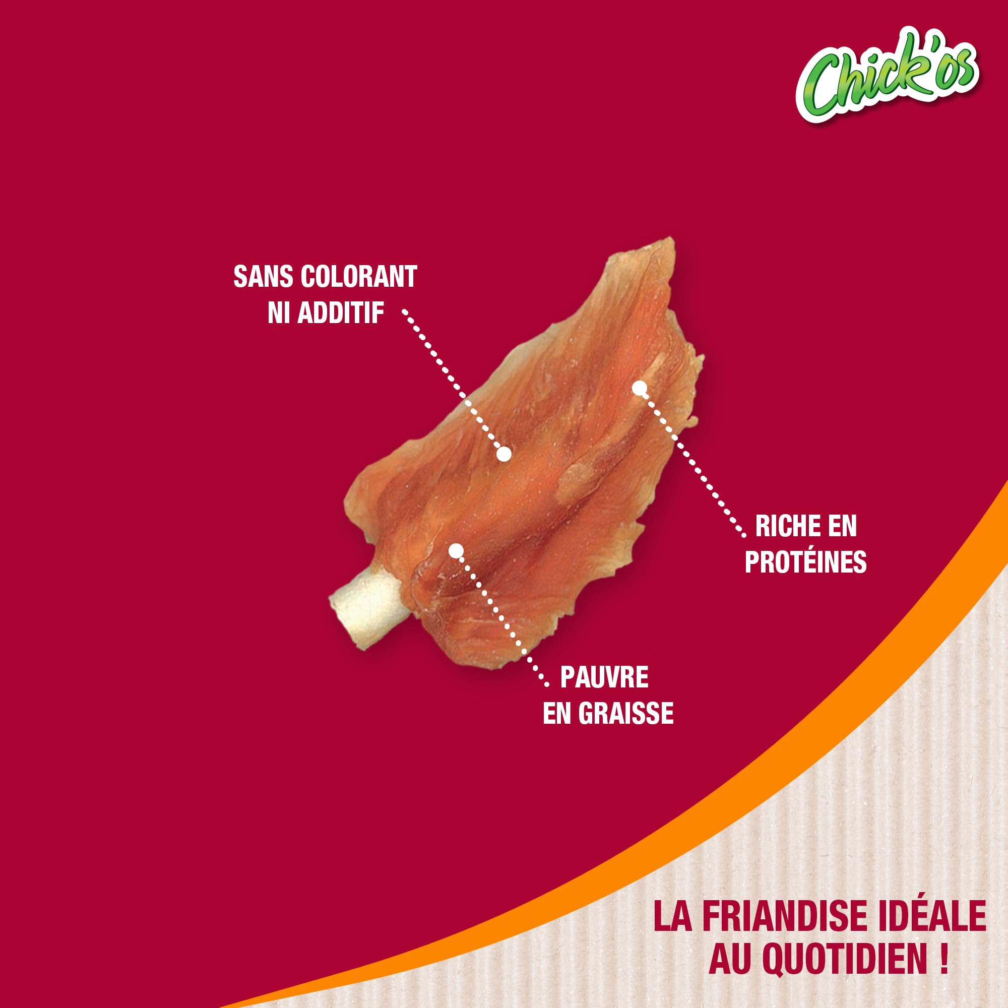 RIGA - Jappy Filet de Poulet + Mini Stick - Friandise Chien - Riche En Poulet - Riche En Protéines & Collagène - Faible En Matière Grasse - Sans Colorant Ni Peau De Boeuf - 65 g