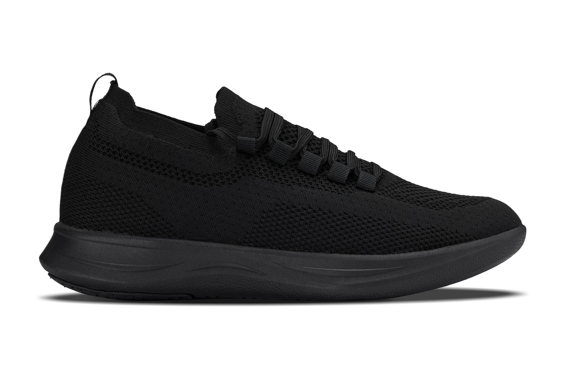 CALTO Zapatos de elevación invisibles para hombre con aumento de altura, tenis deportivos de punto súper ligeros, 2.4 pulgadas más altos