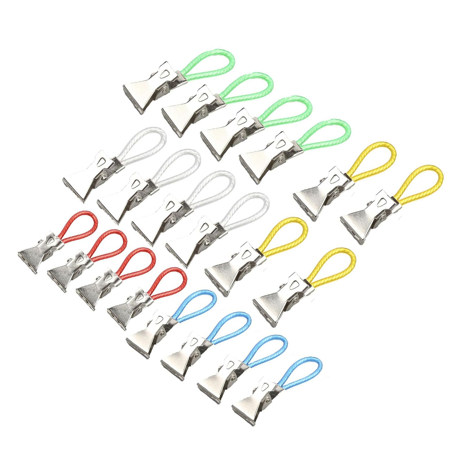 20pcs Stylish Towel Pegs with Adjustable Openings Space Saving Solution Colorful Towel Holders for Various Thicknesses Practical Clamps