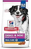 Hill's Science Diet Oral Care, Adult 1-6, Small & Mini Breeds Plaque & Tartar Buildup Support, Dry...