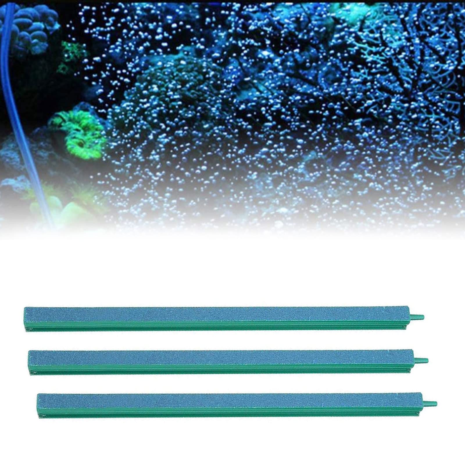 Yuemuop 3 Piezas Aire Acuario Difusor Acuario Oxigeno, Aire de Liberacion de Burbuja, Piedra de Aire para Acuario Aéreo para Tanque de Peces Hidroponía