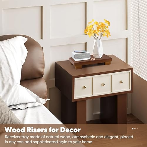 Miniatura 7 de Soporte de jabón con pedestal de madera, bandeja de baño, elevador de madera de granja, soporte para bandeja de jabón para cocina, decoración de