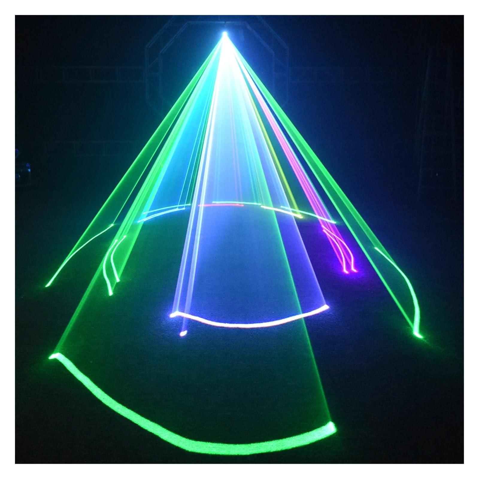 Illuminazione da Palco, 3W Scansione 3D Luce Da Palcoscenico Festa Di Nozze Dispositivo Professionale Club DJ Discoteca Animazione Proiettore A Fascio Forte