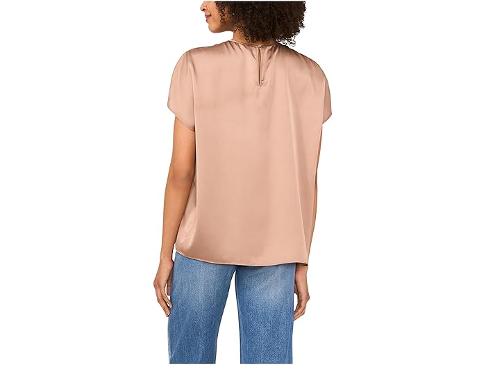 Crewneck Shirring Short Sleeve - Image 1