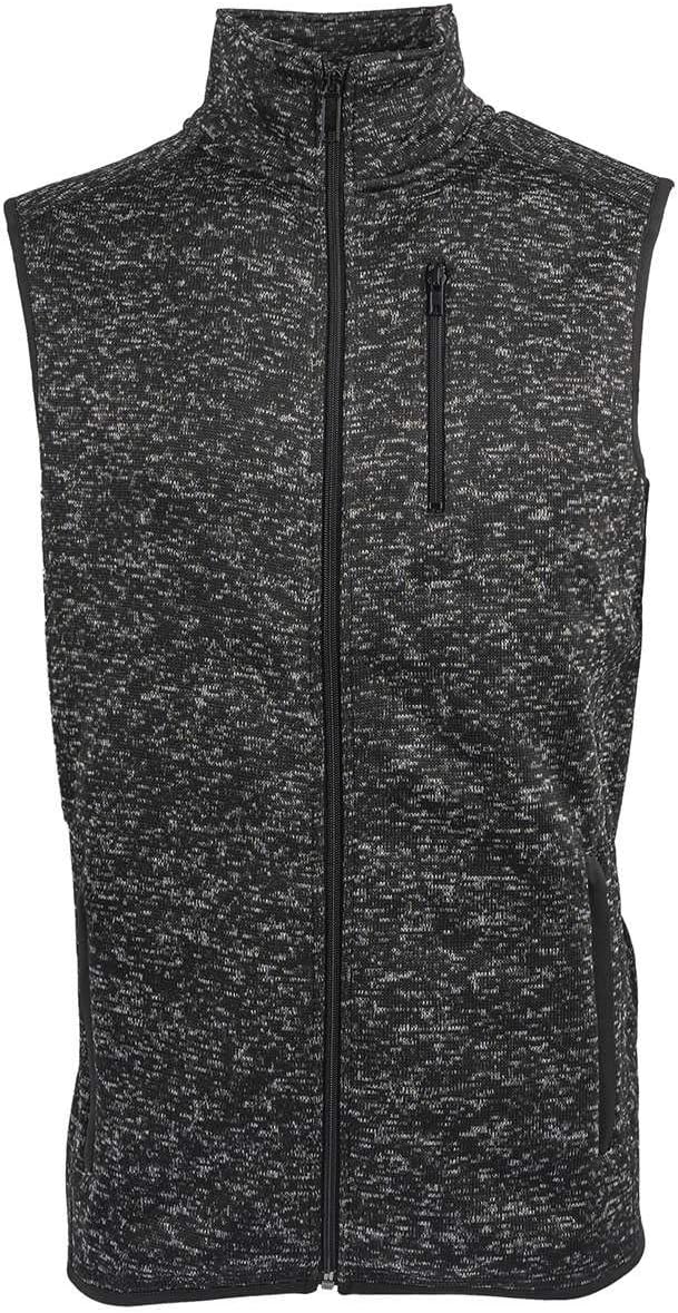Burnside Sweater Knit Vest L Heather Navy
