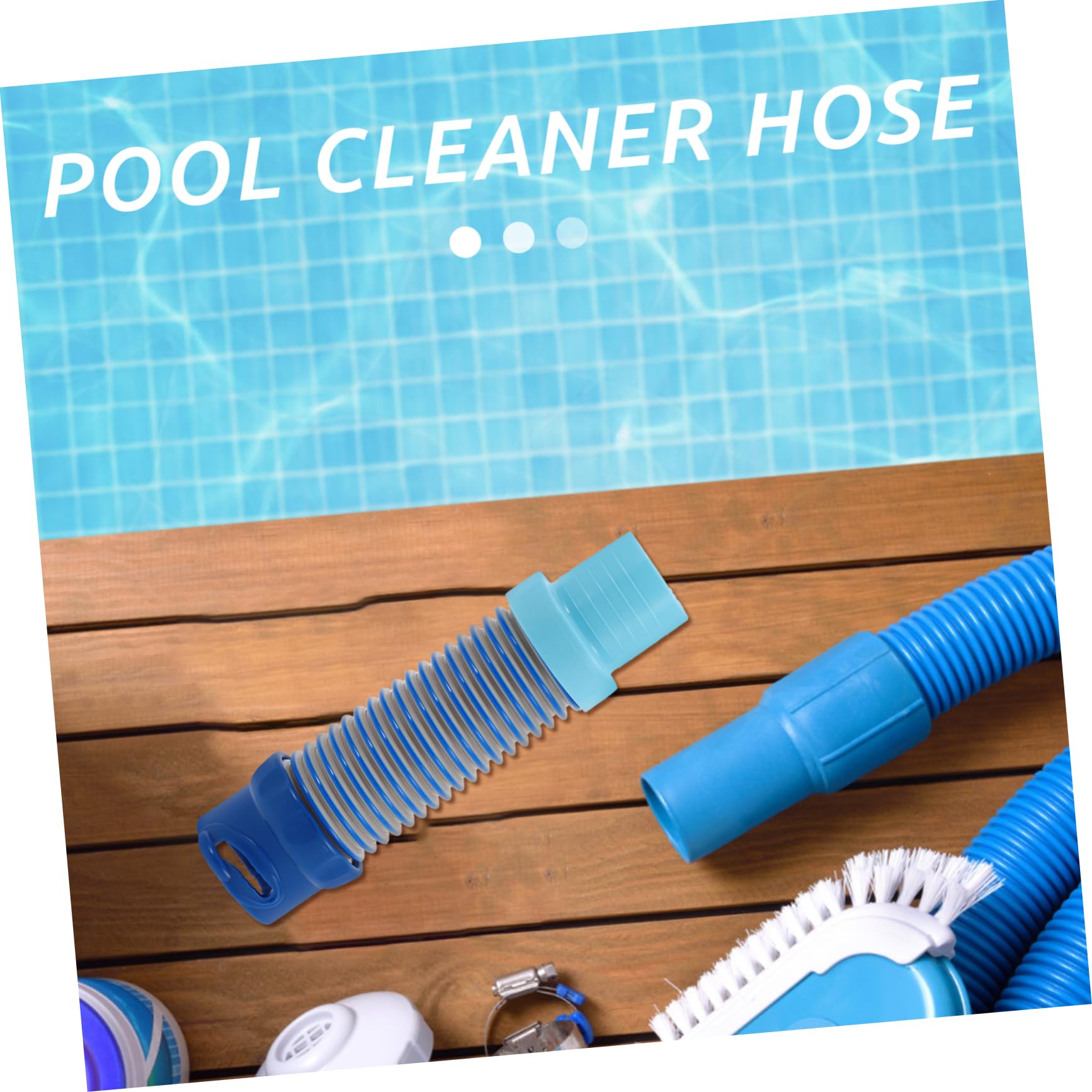 Adaptador De Tubería Para Skimmer De Piscina – Conector De PVC Blanco – Fácil Instalación – Para Fuentes Y Mangueras