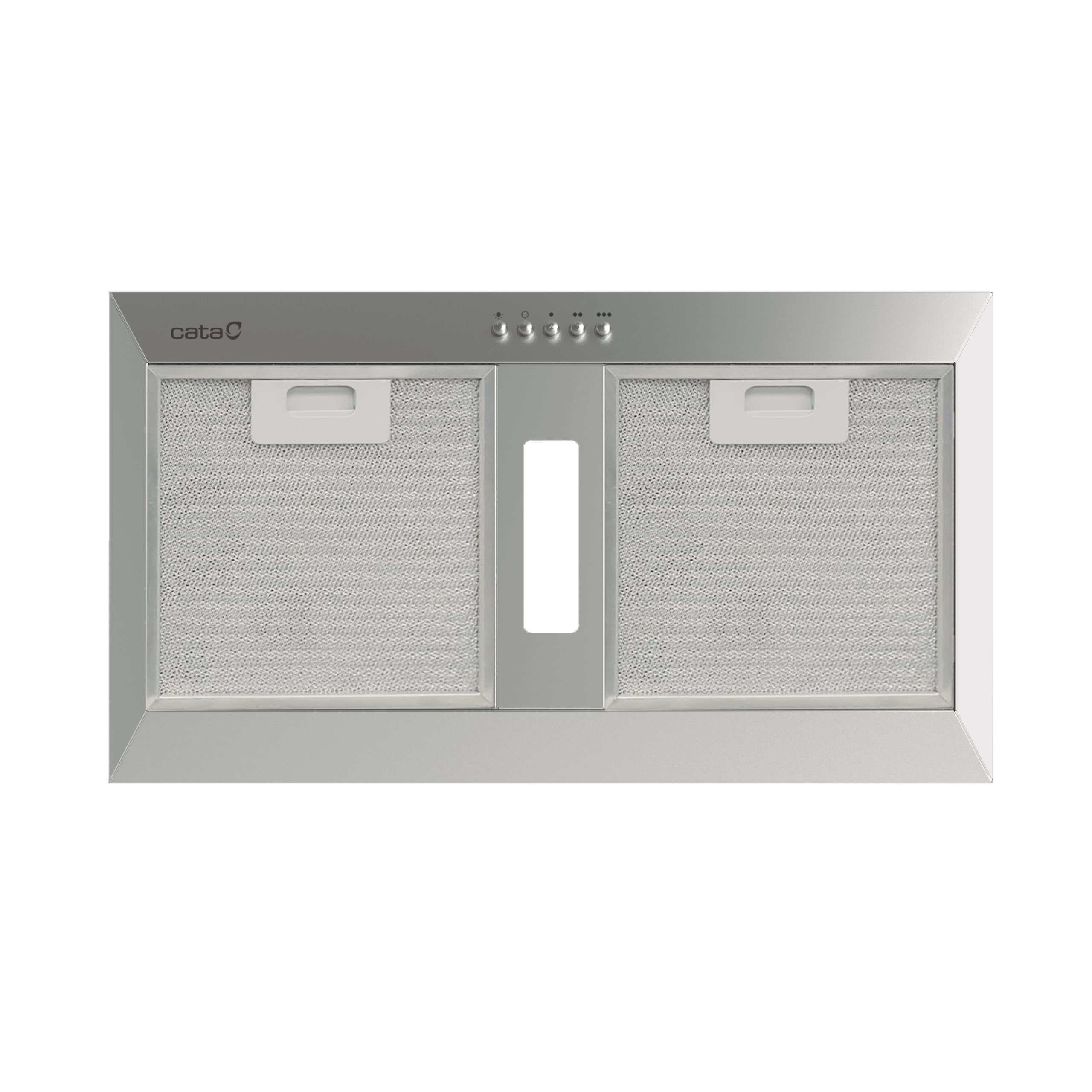 CATA GCB 55 X Dunstabzugshaube Einbau-Gruppenlüfter 55 cm Edelstahl 3 Leistungsstufen LED-Beleuchtung 371 m³/h Energieklasse C