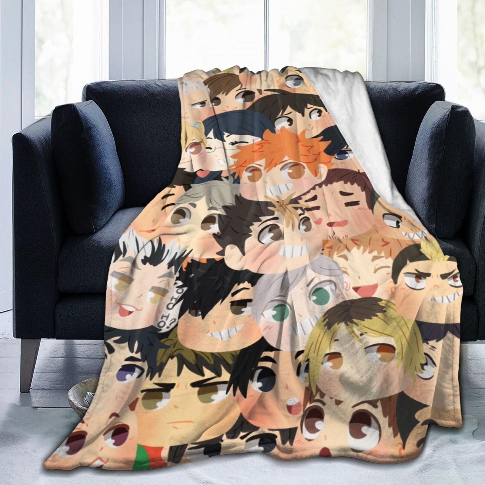 Amazon.co.jp: ブランケット ハイキュー(9) アニメ 毛布 ひざ掛け 軽量