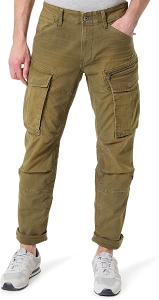 G-Star Pantalon fuselé Rovic 3D Regular pour Homme, Vert (Vintage Dust Dark Olive D02190-e172-h516), 36W / 36L
