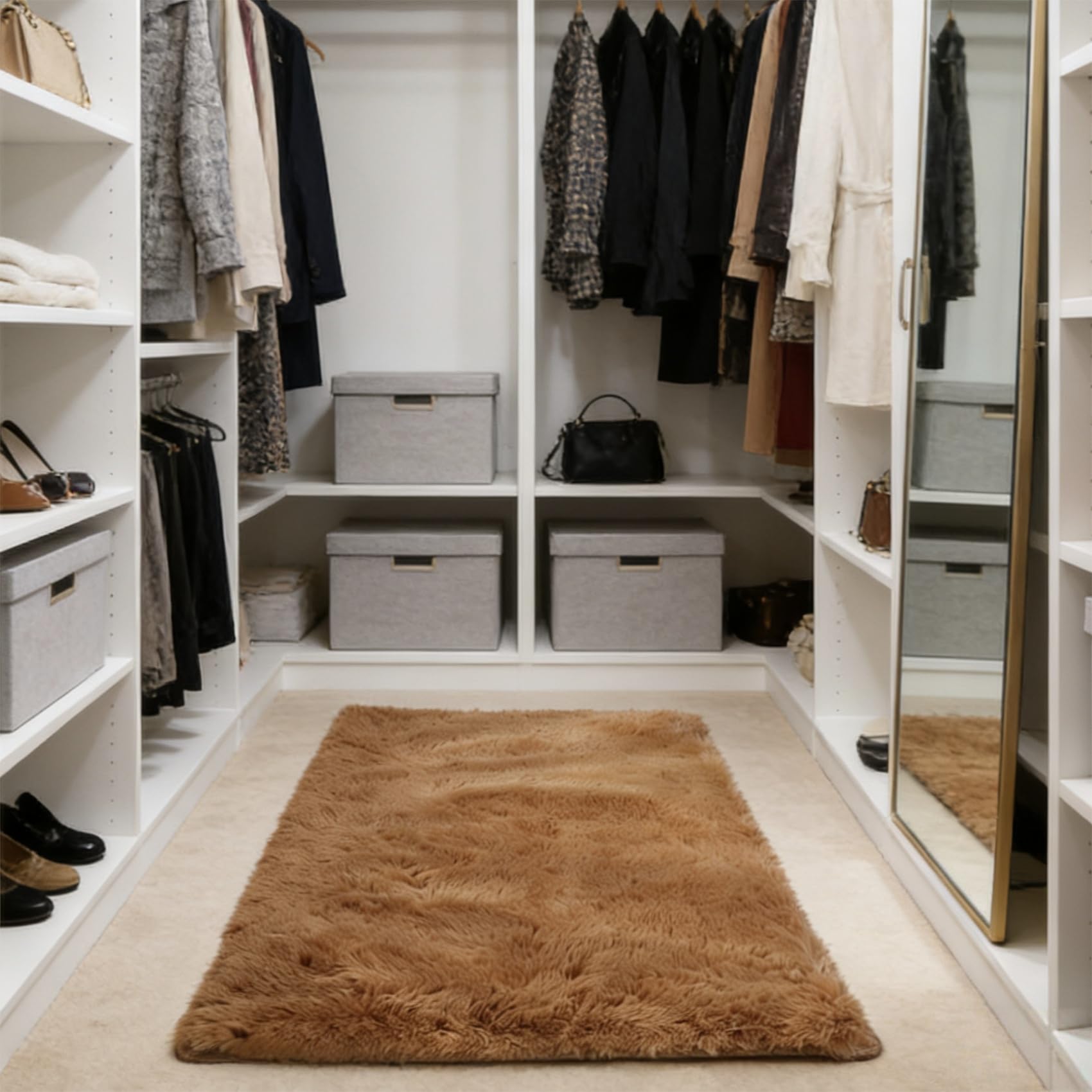 Tapis de canapé antidérapant et facile à entretenir pour salon moderne