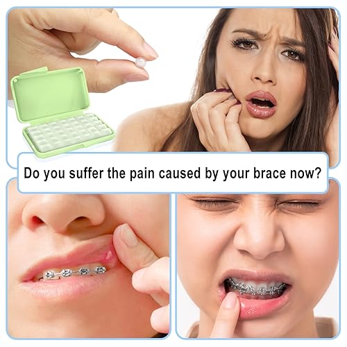 Miniatura 4 de BVN Cera dental 10 cajas de tiras de cera ortodóntica, cera de ortodoncia para dientes, cera Ortho para aparatos ortopédicos, cera de dientes, cera