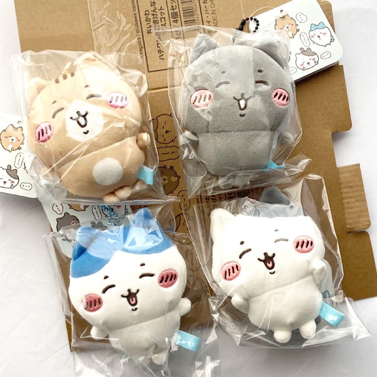 Amazon.co.jp: 箱 ハチワレ とごきげんななかまマスコット 4個セット 