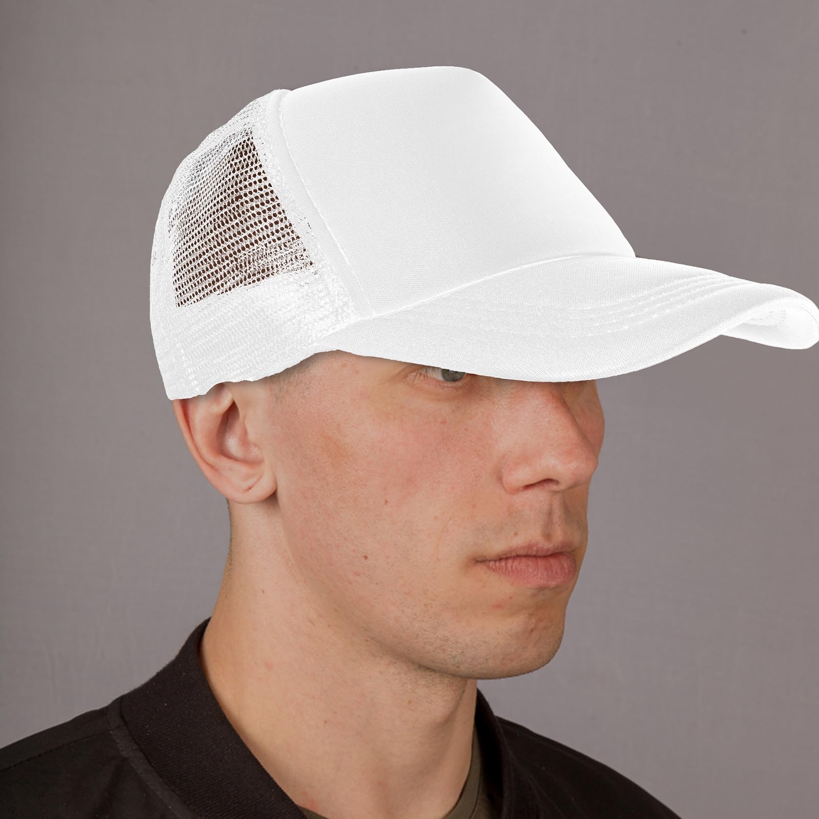 LIFKOME Cappello da Baseball Uomo Rosso in Poliestere e Spugna, Riutilizzabile e Resistente alla Deformazione, Stile Semplice ed Elegante per attività Outdoor e Campeggio