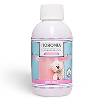 HOROMIA Profumo per Bucato Baby Talco 250ml – Profuma Bucato per Lavatrice e Asciugatrice