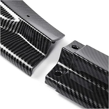 Car Front Bumper Lip Splitter For Lexus IS250 IS350 IS200T F-Sport 2014-2016 Car Front Bumper Lip Splitter Deflector Lips Diffuser SpoilerCarbon Fiber Look