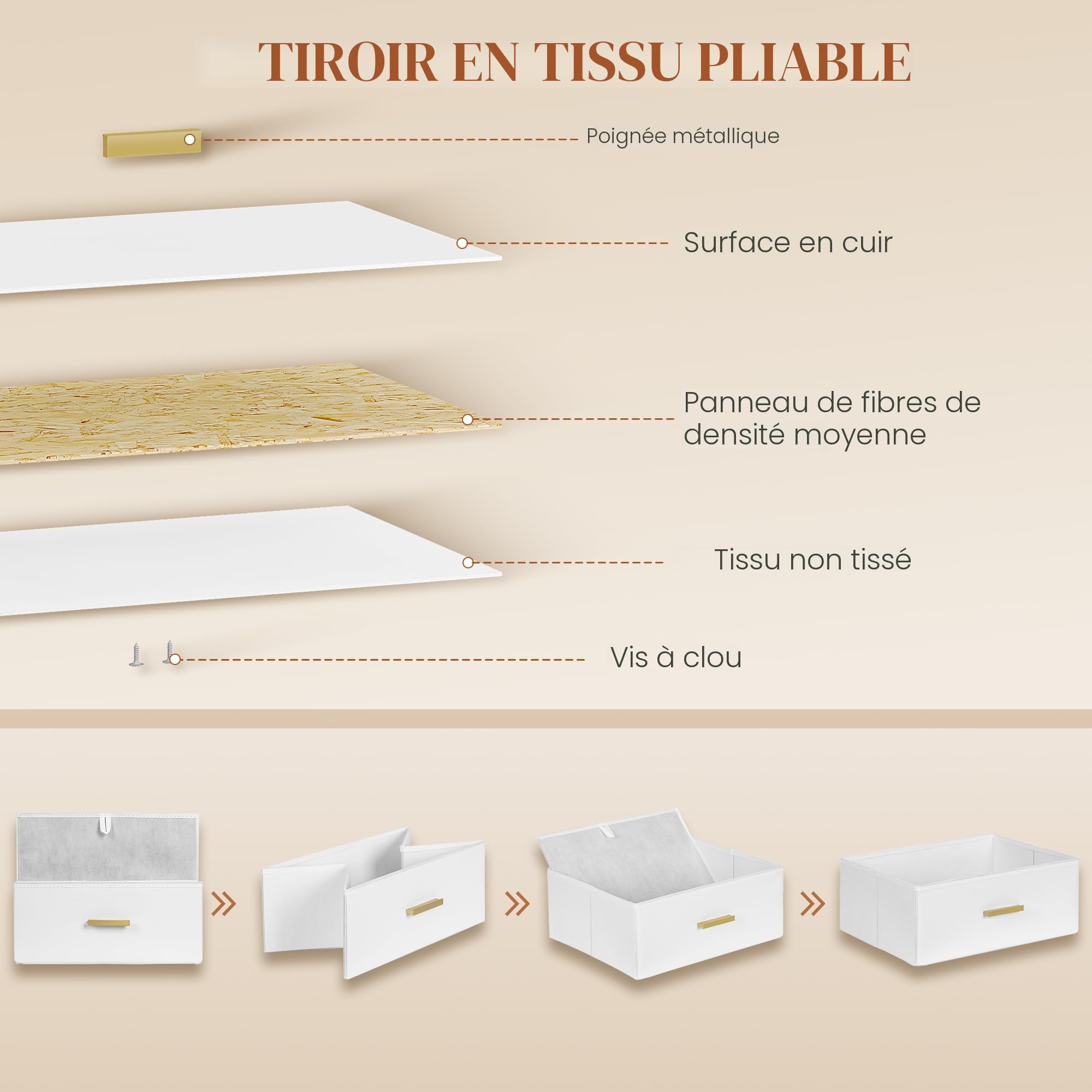 HEXCELEN Table de Chevet, Lot de 2, Table de Chevet Éclairée, 2 Tiroirs et Compartiment Ouvert, Tables d’appoint avec Ports USB et Prises, pour Chambre à Coucher, Salon, 30,1 x 40,2 x 62,1 cm Blanc