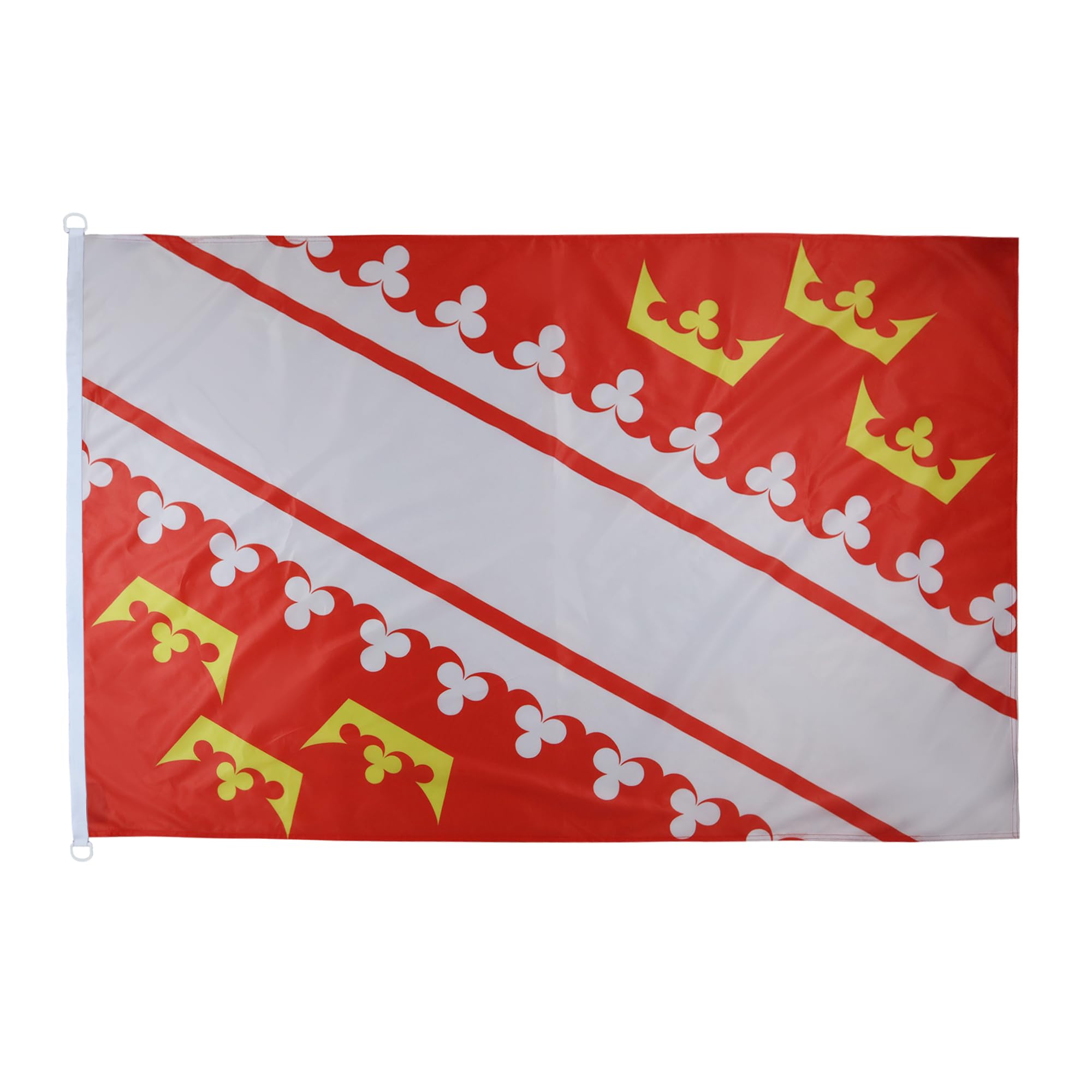 Drapeau alsacien 150x90 cm idéal pour pavoiser votre jardin et balcon