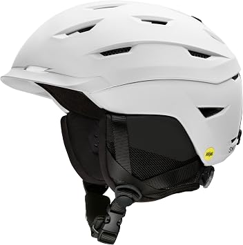 Smith Level Helmet for Men Adult Snowsports Helmet with MIPS Technology + Zonal Koroyd Coverage Lightweight Protection for Skiing & Snowboarding Matte White, Small