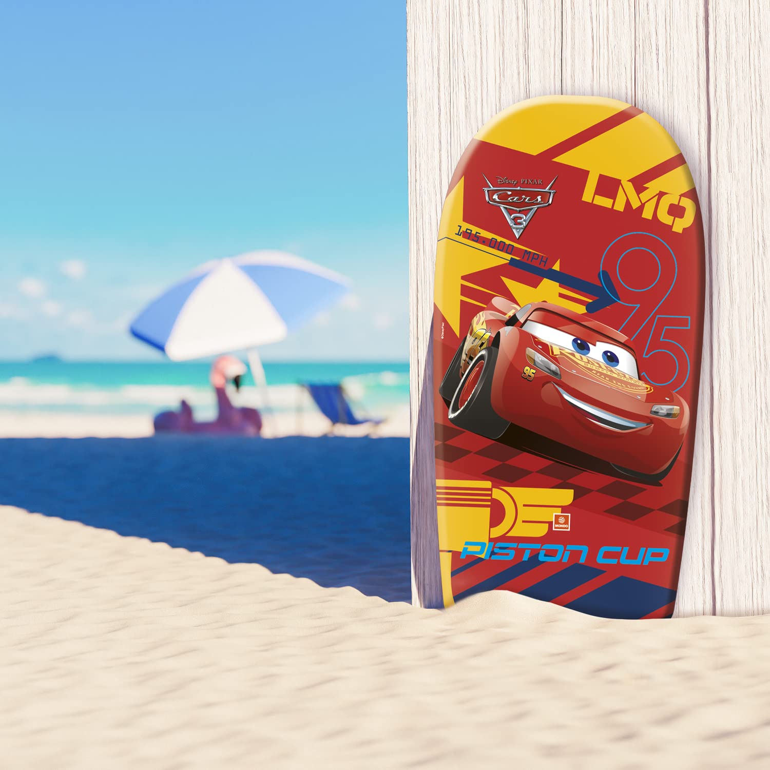 Mondo Toys - Body Board Disney Cars - Tavola da Surf per bambini, 94 cm - 11038