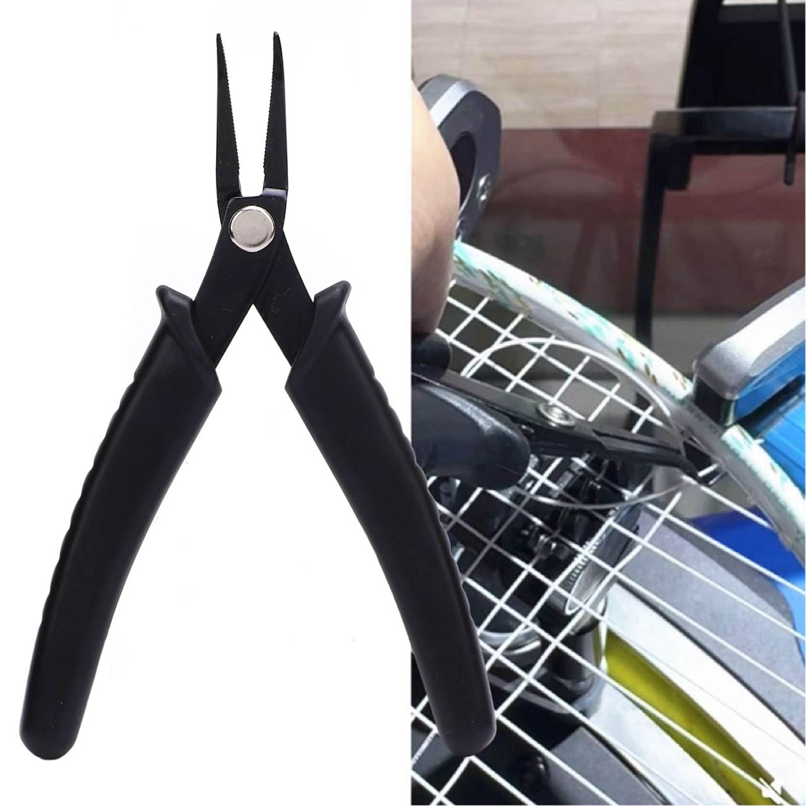 Pince de Cordes de Nez Courbe 14 Cm pour Raquettes de Tennis de Badminton