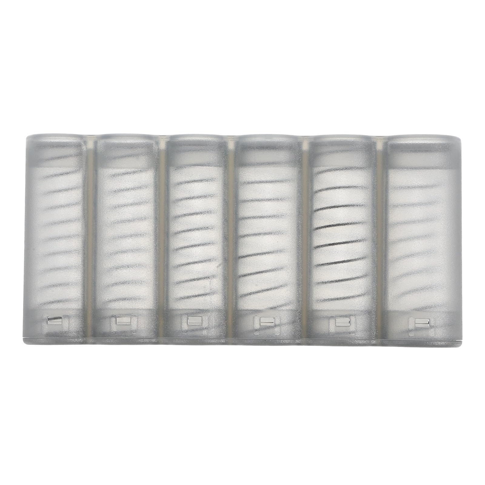 Portamonedas de plástico de 6 compartimentos y organizador multi-slot para coleccionistas