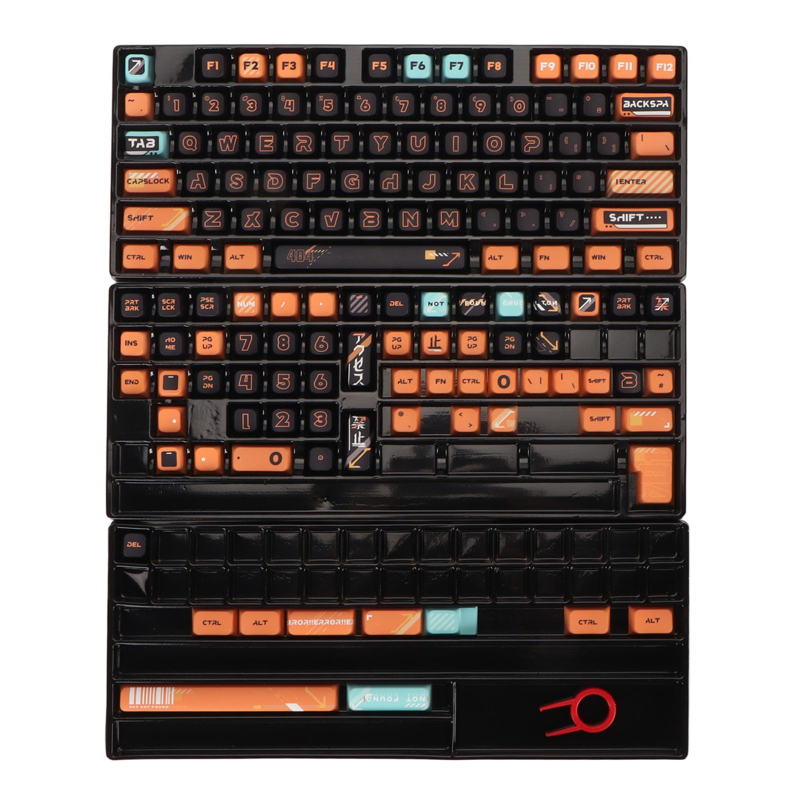 Naroote Zestaw 141 Kluczowych Klawiszy PBT Fadeless DIY Keycaps do Klawiatur Mechanicznych Niestandardowe Wrażenia Podczas Pisania