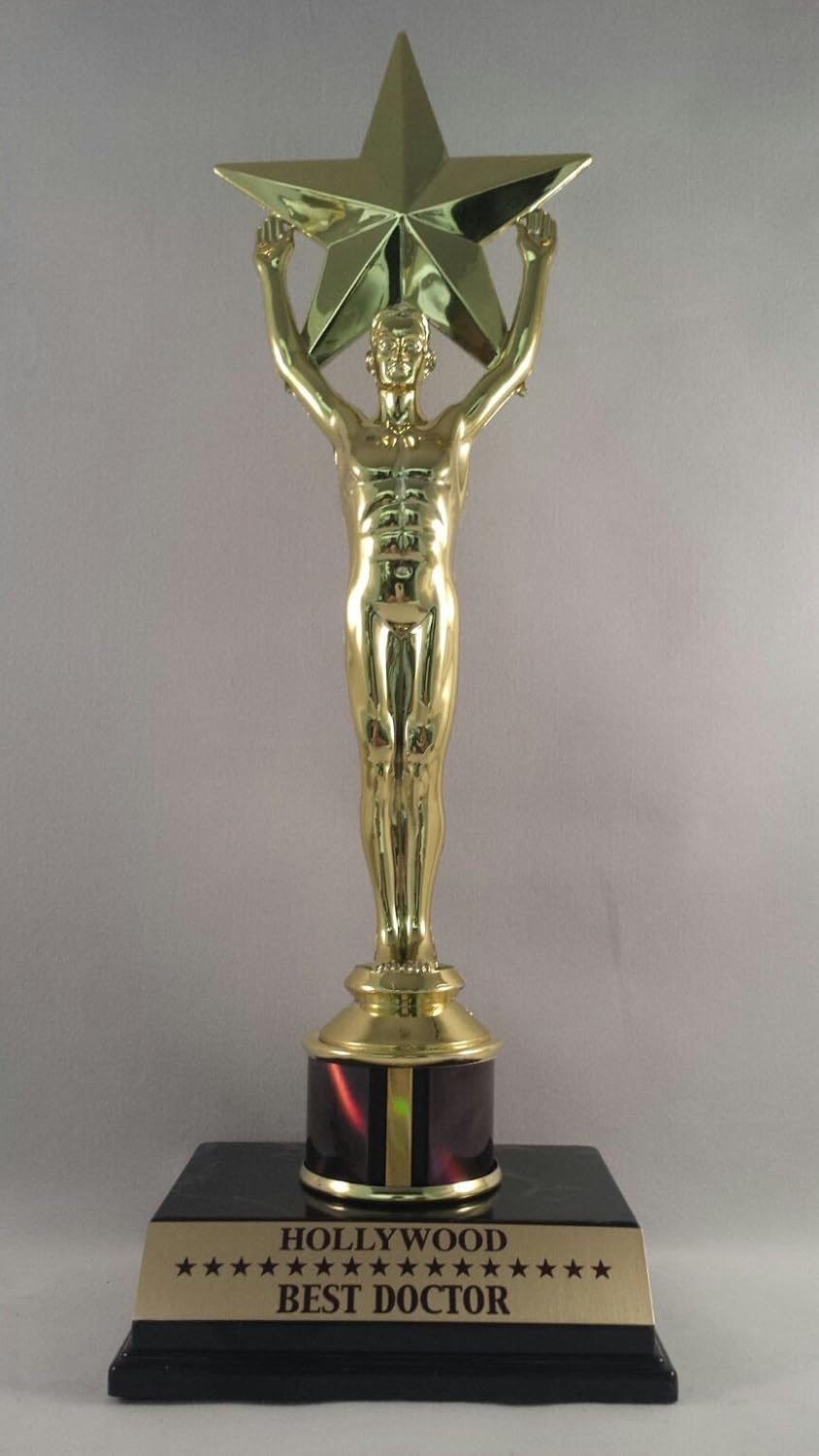 Large Starlet Recognition Victory Trophy Best Doctor