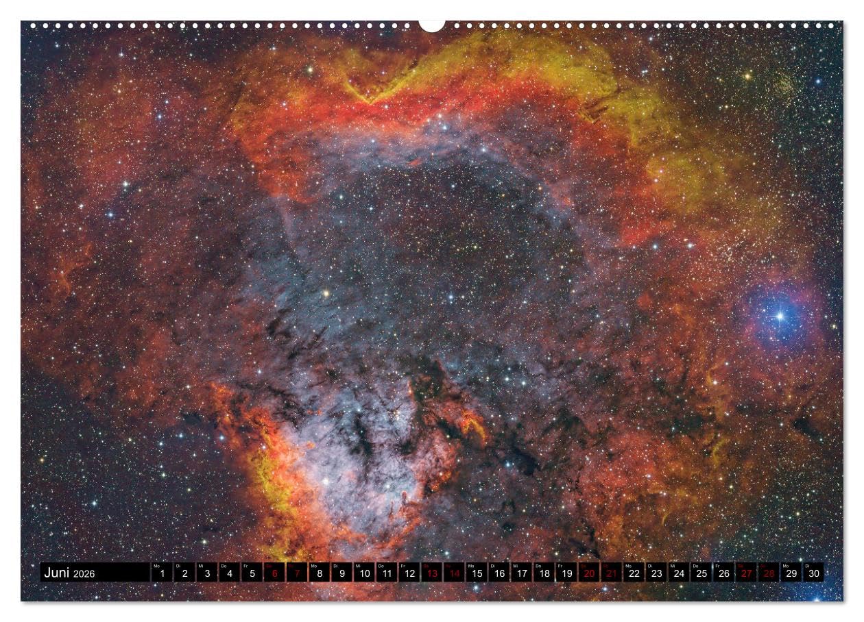 Deepsky 2026 (hochwertiger Premium Wandkalender 2026 DIN A2 quer), Kunstdruck in Hochglanz: Neue Bilder des bekannten Astrofotografen (CALVENDO Wissenschaft)