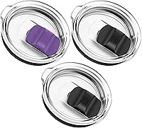 Vista 15 de Vaso de 20 onzas, tapas de repuesto compatibles con YETI Rambler de 16/20 onzas, taza apilable de 24 onzas, taza con popote de 25 onzas, sin BPA e