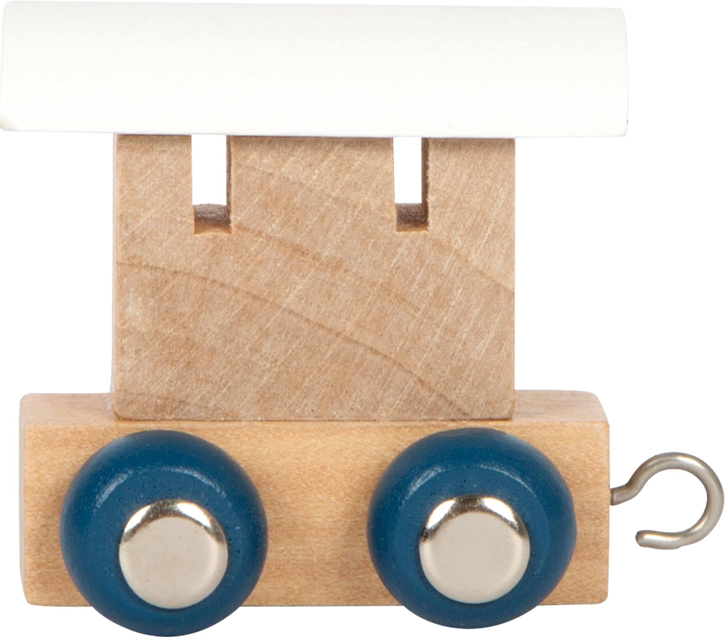 Small Foot Letters Train Polar Train Car, Wood, Custom combinable Wooden Train for Decor or as a Gift, 12569
