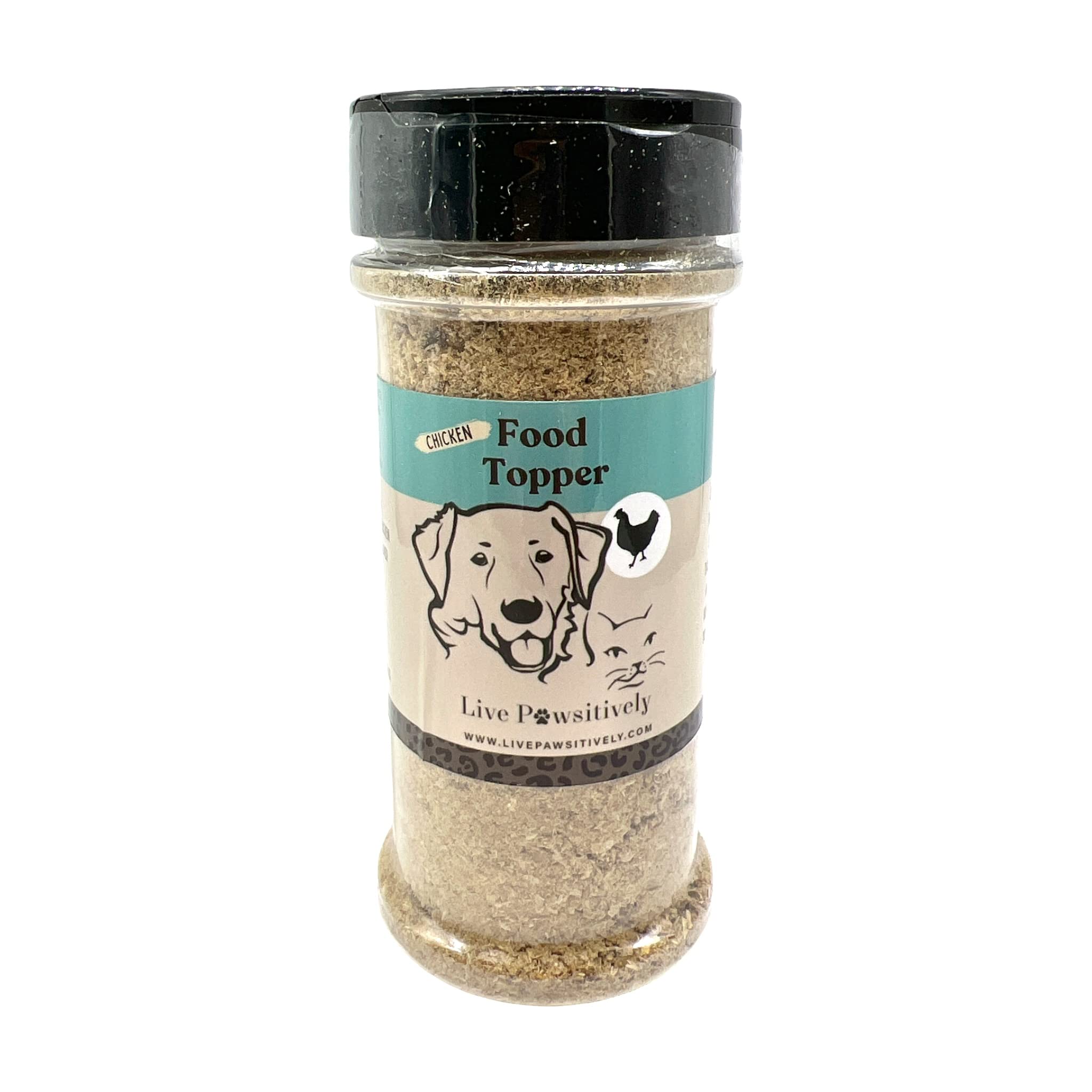 Live Pawsitively Freeze Dried Food Topper for Dogs & Cats (Beef, Chicken, Lamb, Salmon, White Fish) (Chicken)