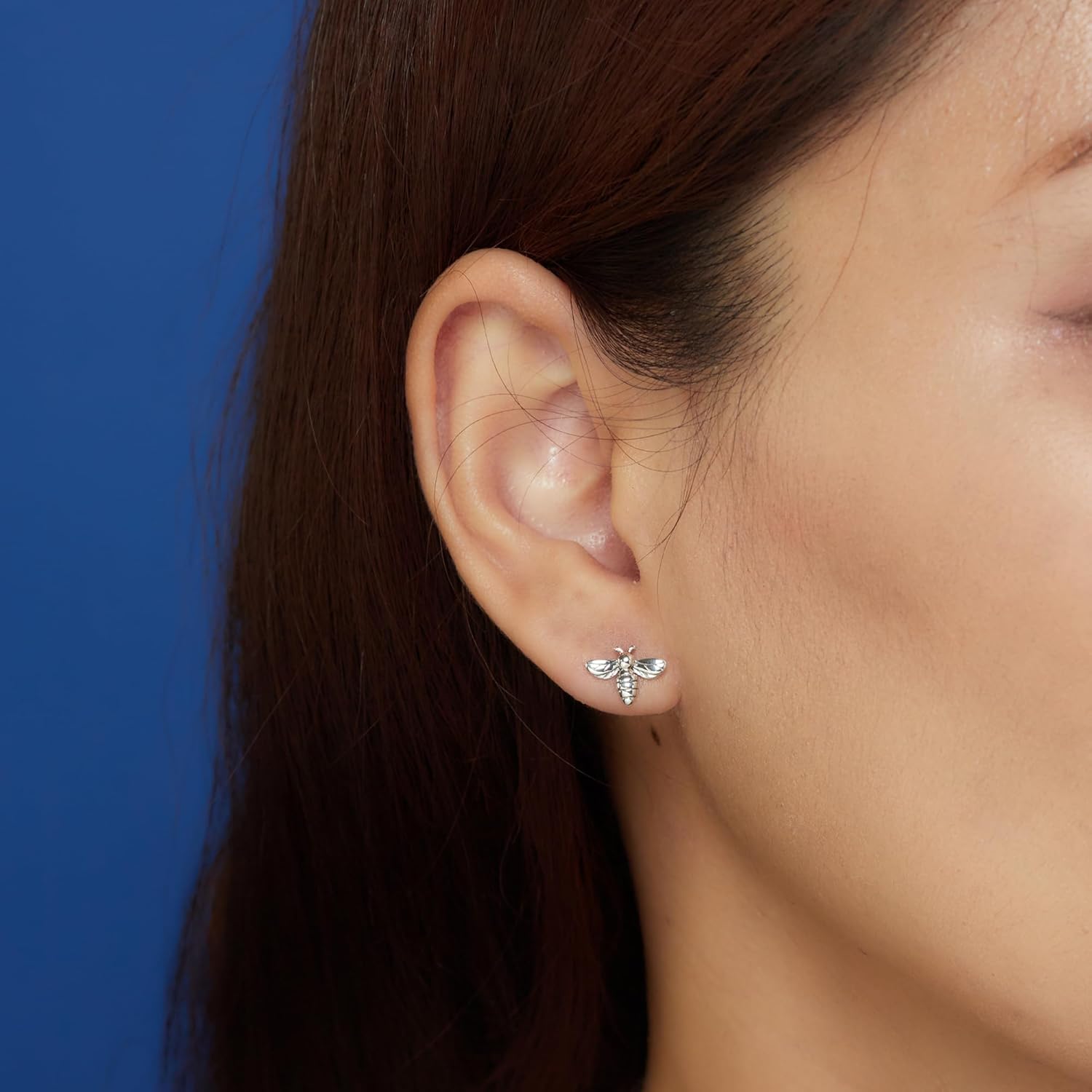 Boma Jewelry Sterling Silver Bumble Bee Stud Earrings - Image 2